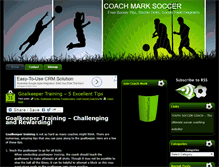 Tablet Screenshot of coachmarksoccer.com